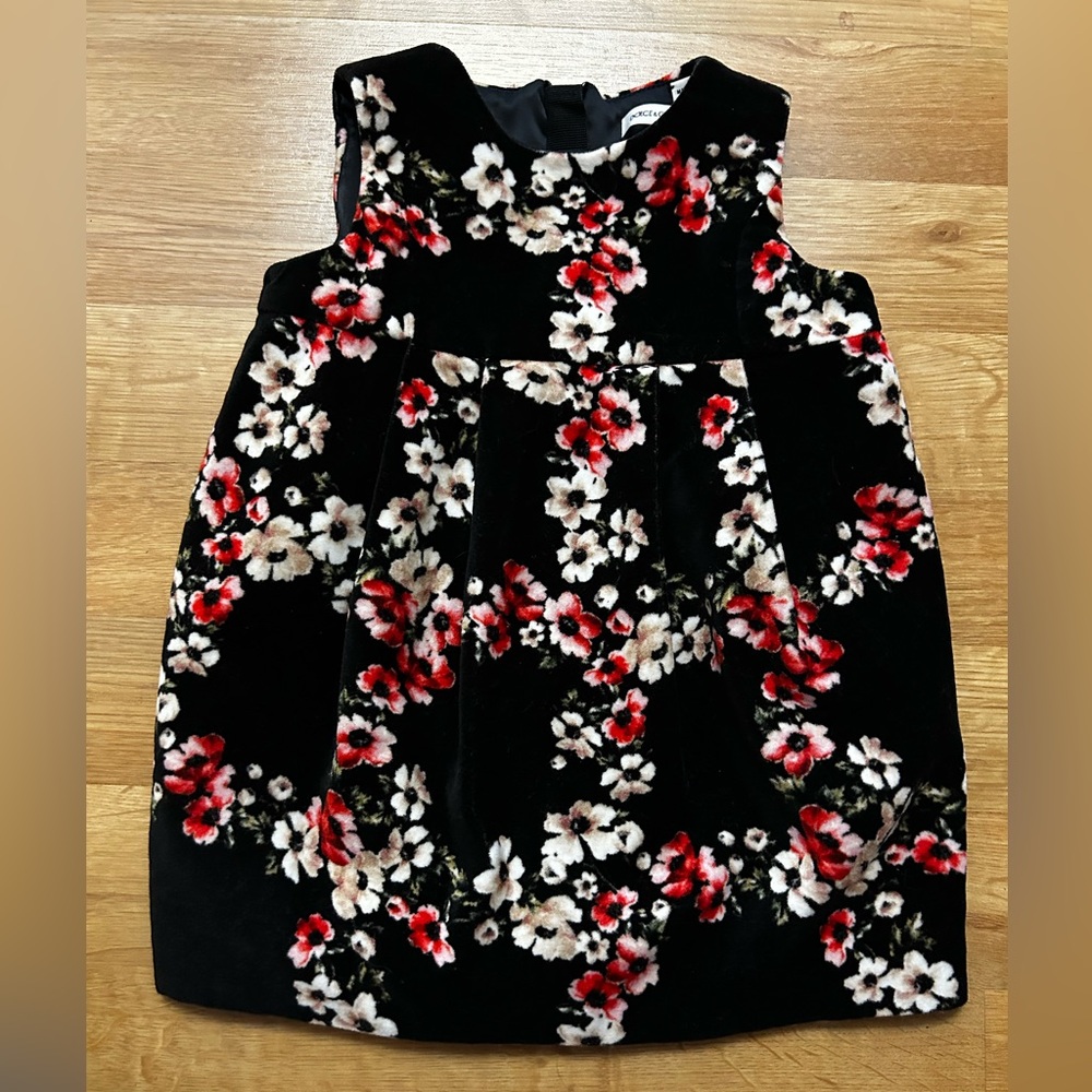 Dolce & Gabbana Black Dress with Floral Accents